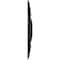 Ekena Millwork Tellson Ceiling Medallion (Fits Canopies up to 6 3/4"), Hand-Painted Jet Black, 30 5/8"OD x 2 1/2"P CM30TEBLF - alternate 3
